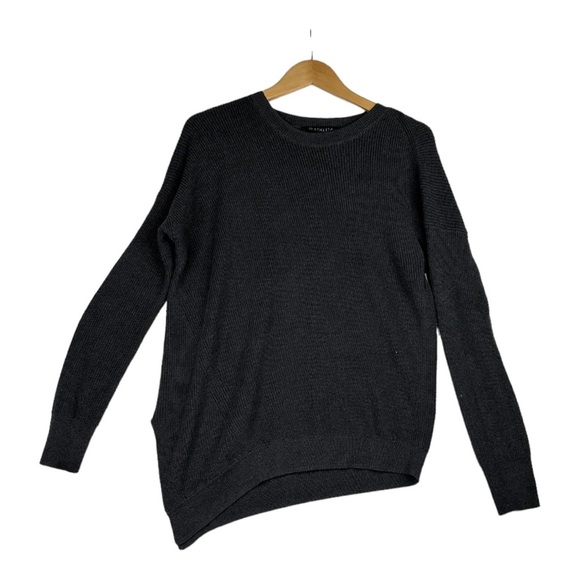 Athleta Grey Sweater - Asymmetrical - Rest Day Style Size XS - Picture 1 of 8